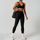 EMMELINE LEGGINGS AND TWIST BACK SPORTS BRA SET