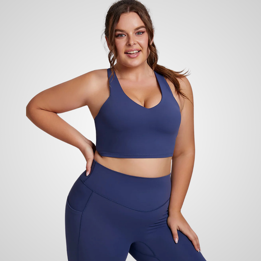 ARDEA SEAMLESS RACERBACK SPORTS BRA