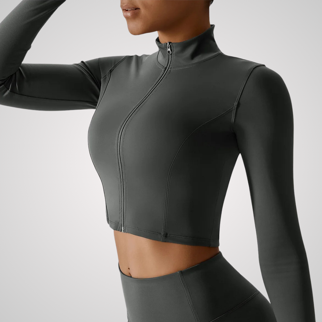 THE SABLE CROPPED TRAINING JACKET