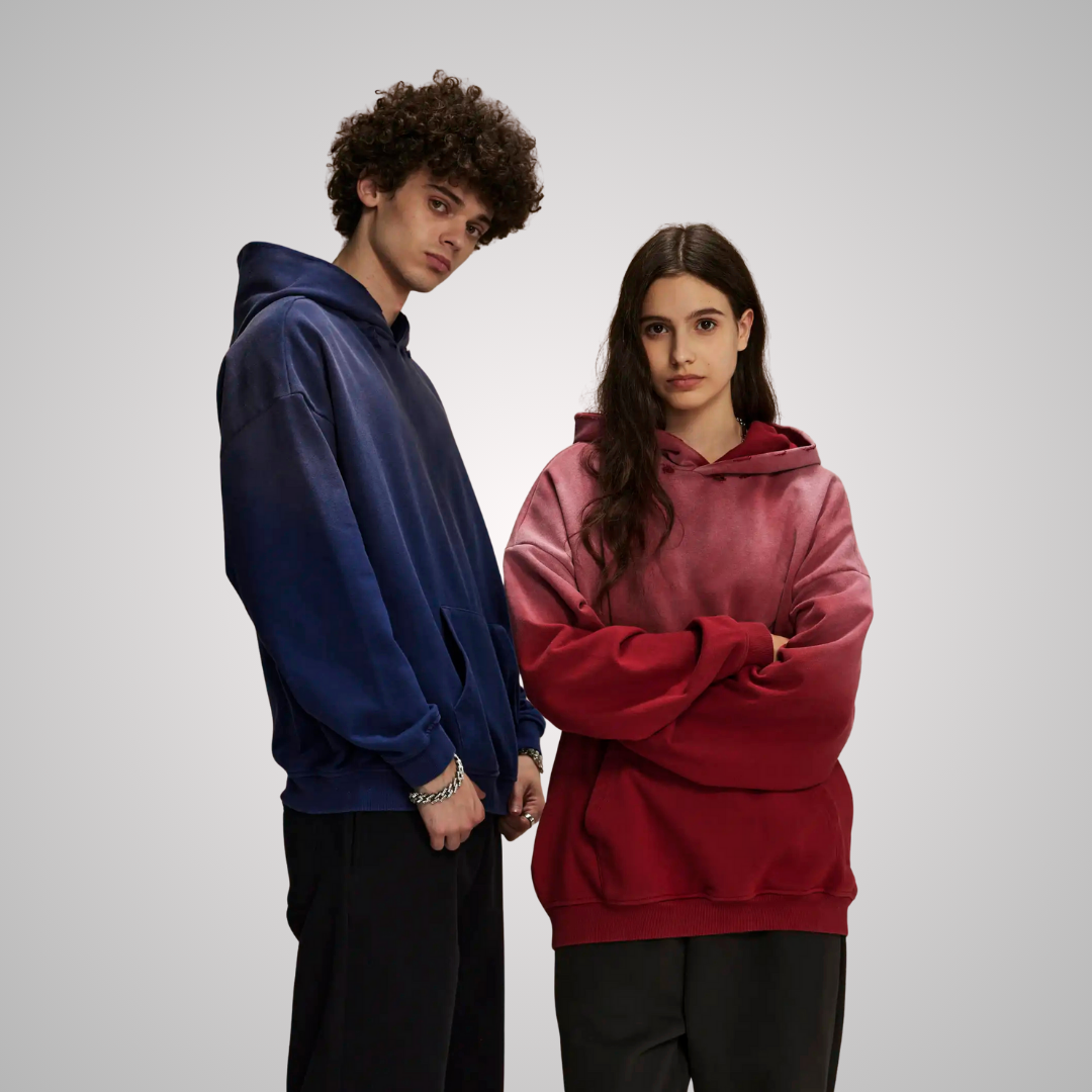 BRAGA DISTRESSED UNISEX HOODIE