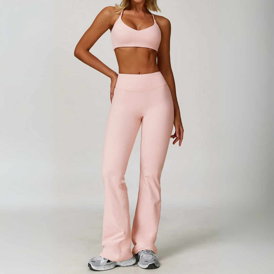 BRIM SEAMLESS FLARED LEGGINGS