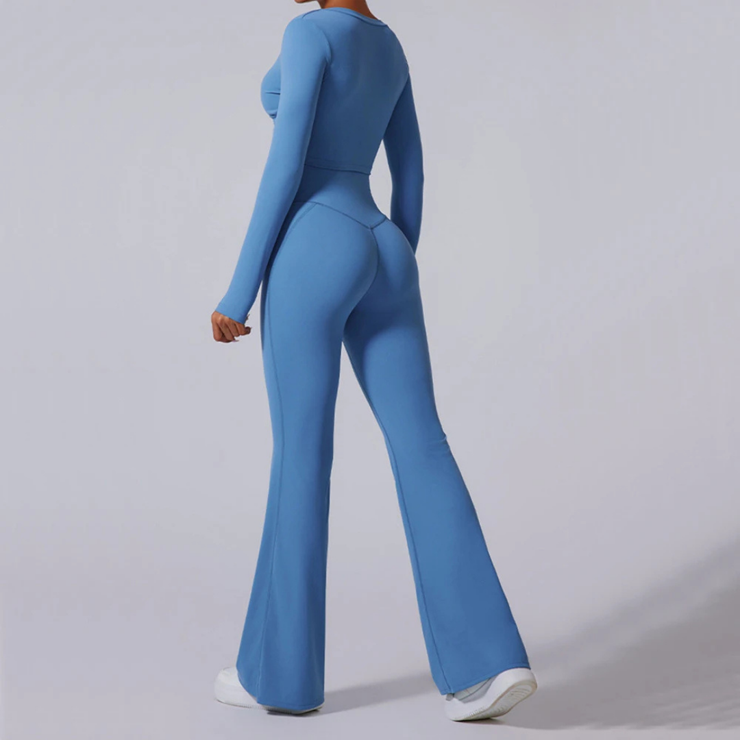 MARSEILLE LONG SLEEVE & FLARED LEGGINGS SET