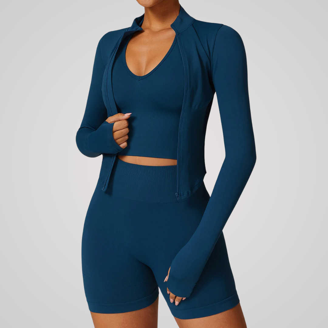 TAYANA SEAMLESS HALTER SET