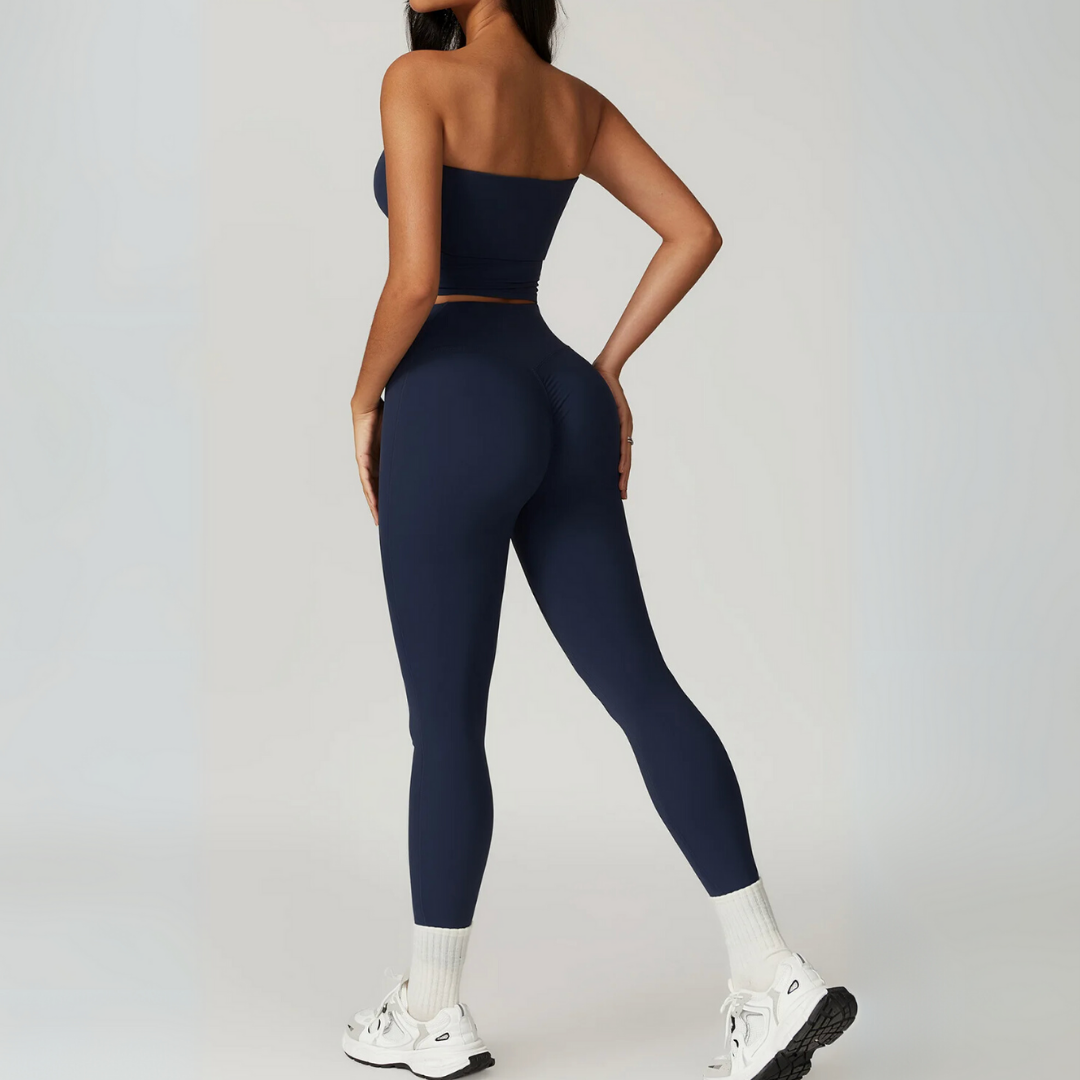 GALICIA BANDEAU & HIGH-WAISTED LEGGINGS SET