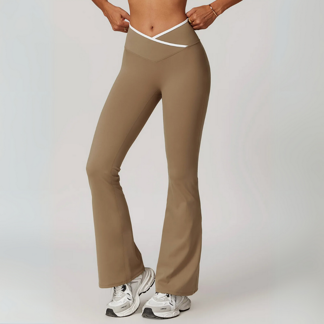 THE SERINA CONTOUR FLARE LEGGINGS