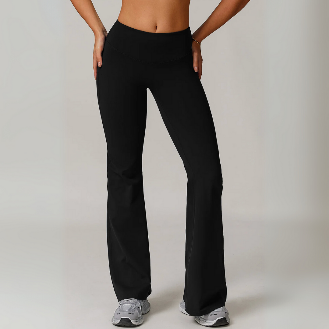 ALINA FLARED MID-RISE LEGGINGS