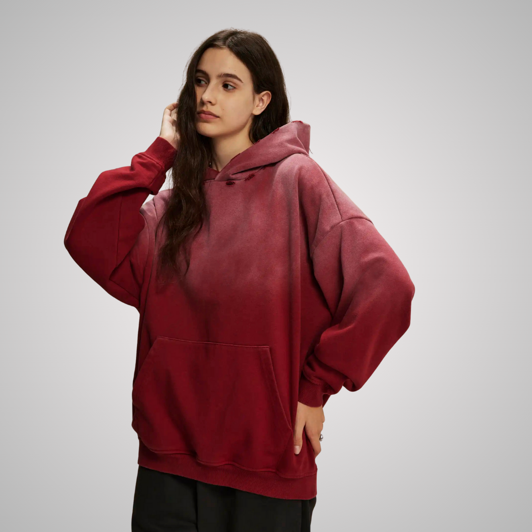 BRAGA DISTRESSED UNISEX HOODIE