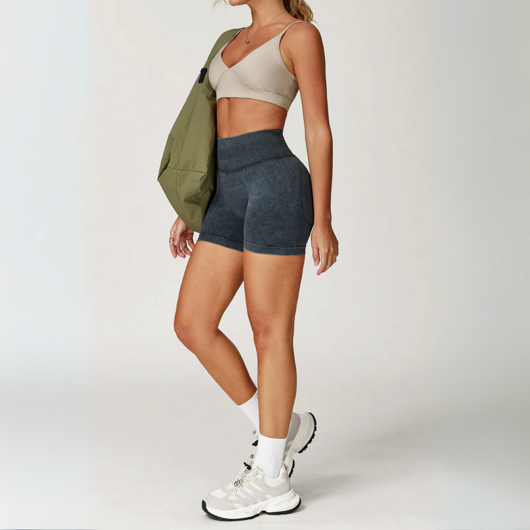 THE MARBLE SEAMLESS SHORTS