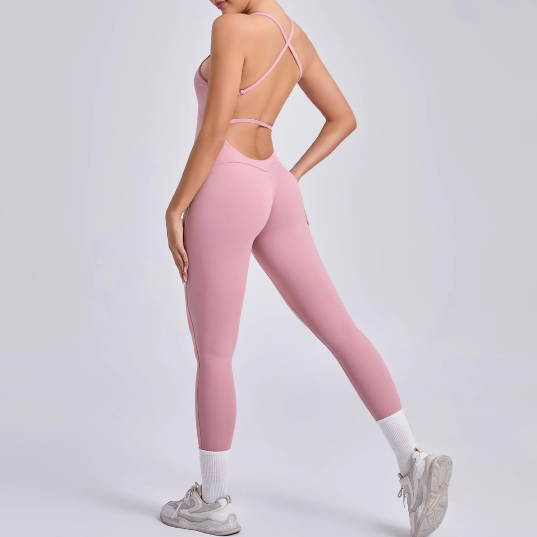 ORLENA STRAPPY BACK SEAMLESS JUMPSUIT