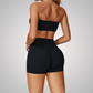 THE WHITNEY BANDEAU & SHORTS SET