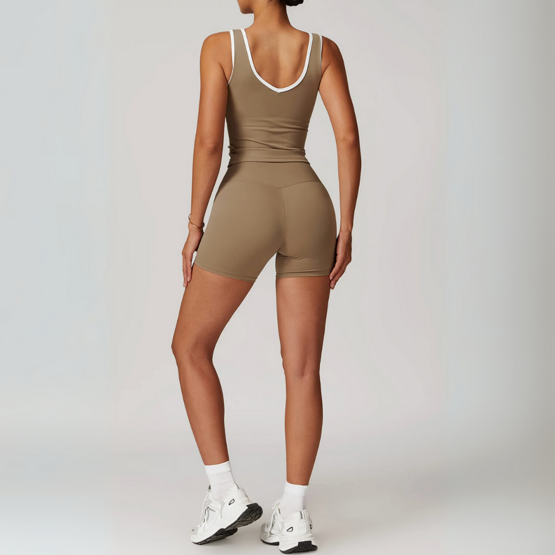 ARALINA SHORTS & SINGLET SET