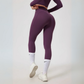 LYSARA LONG SLEEVE TOP AND HIGH-WAIST LEGGINGS SET