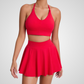 KARELIA HALTER TENNIS SKORT SET