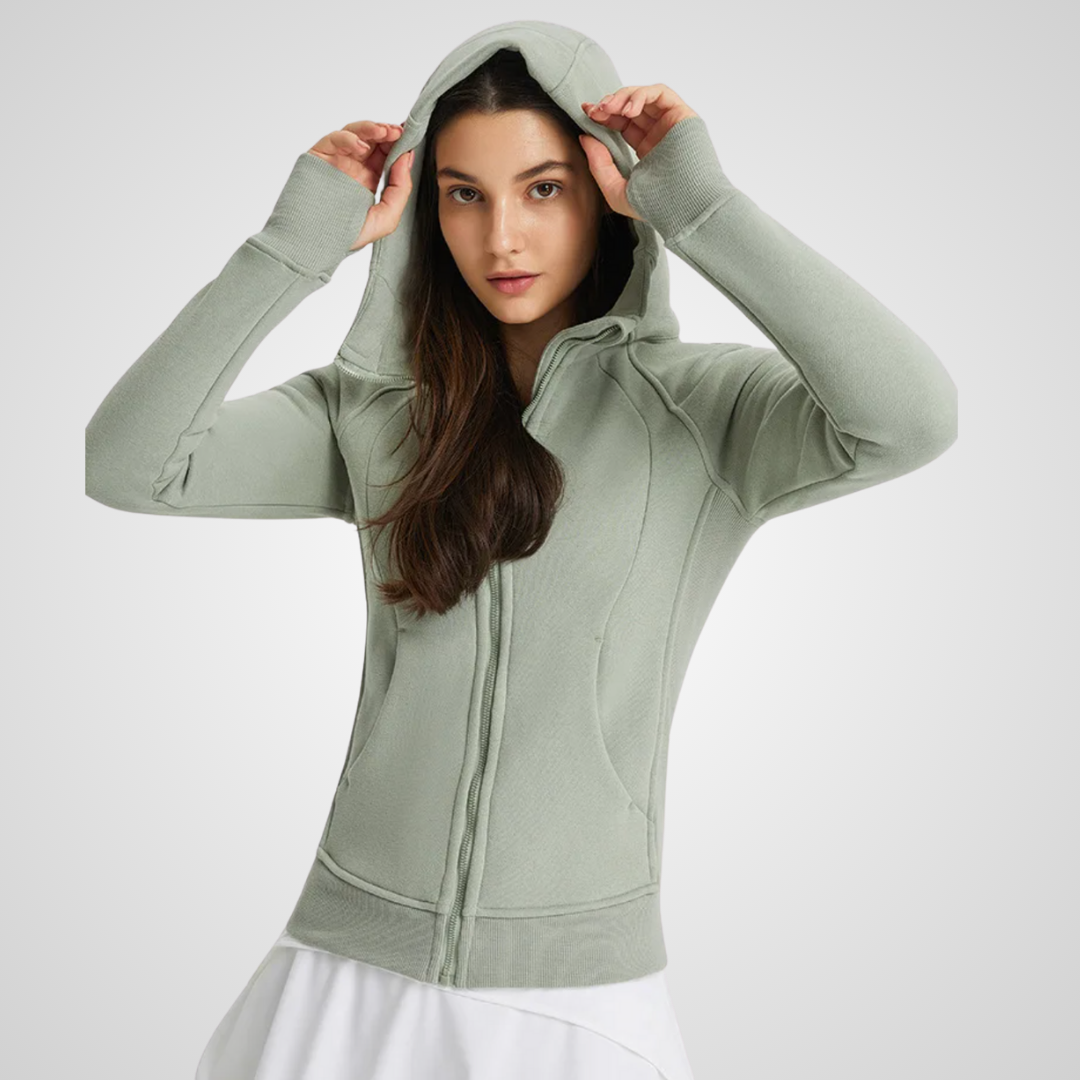 TALLARA FLEECE-LINED WINDPROOF HOODIE