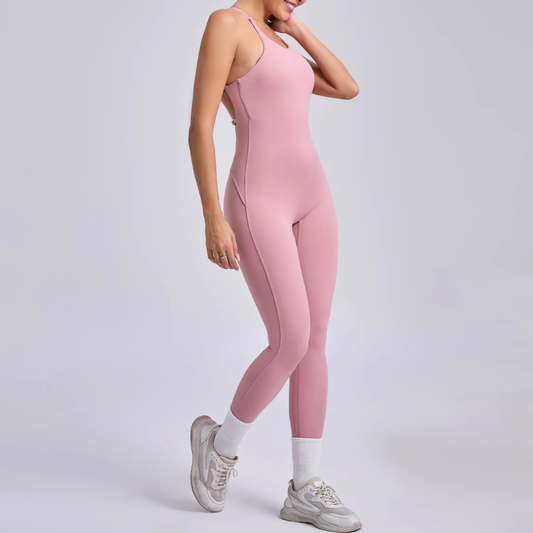 ORLENA STRAPPY BACK SEAMLESS JUMPSUIT
