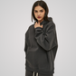 VEIL FLEECE-LINED UNISEX COTTON HOODIE
