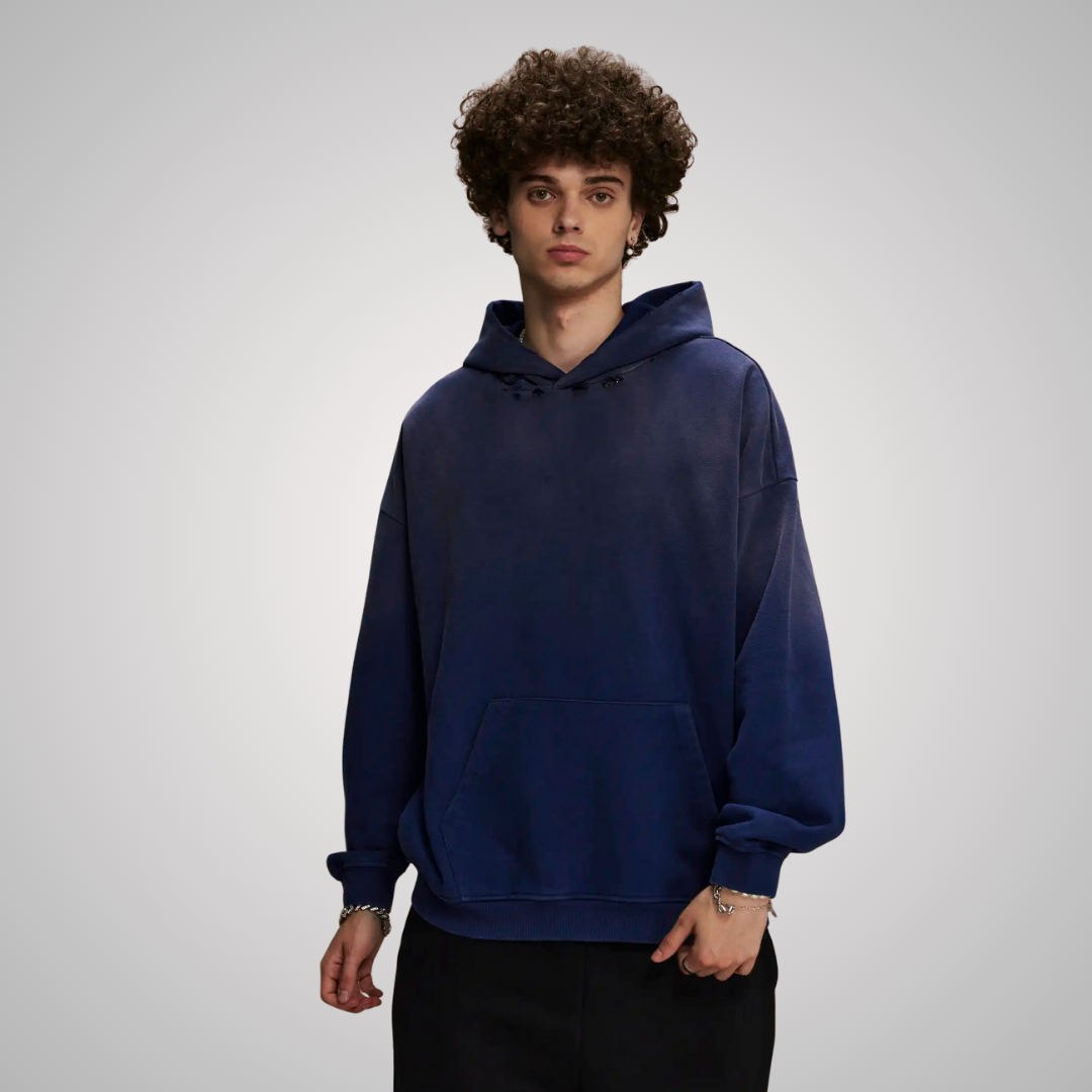 BRAGA DISTRESSED UNISEX HOODIE