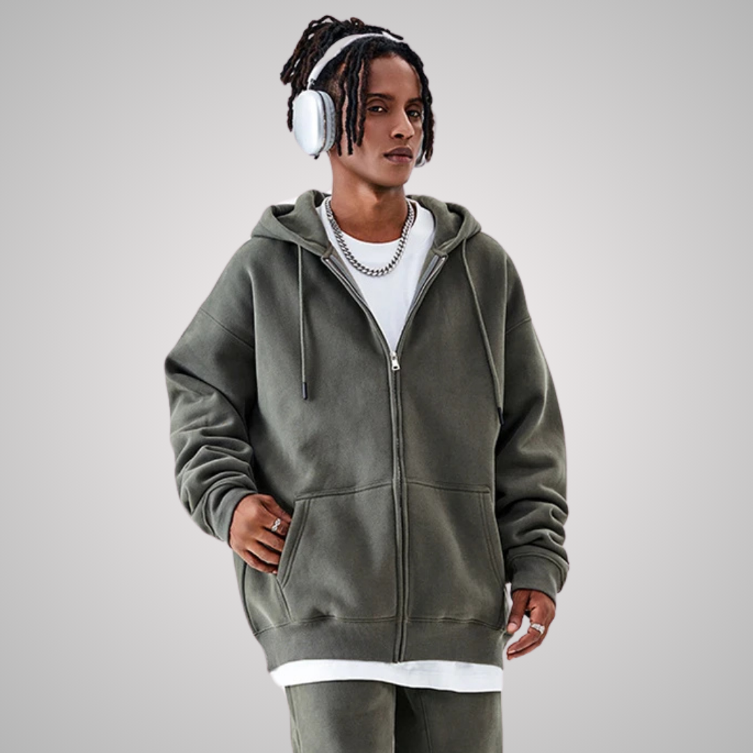 MODENA UNISEX ZIP FRONT HOODIE