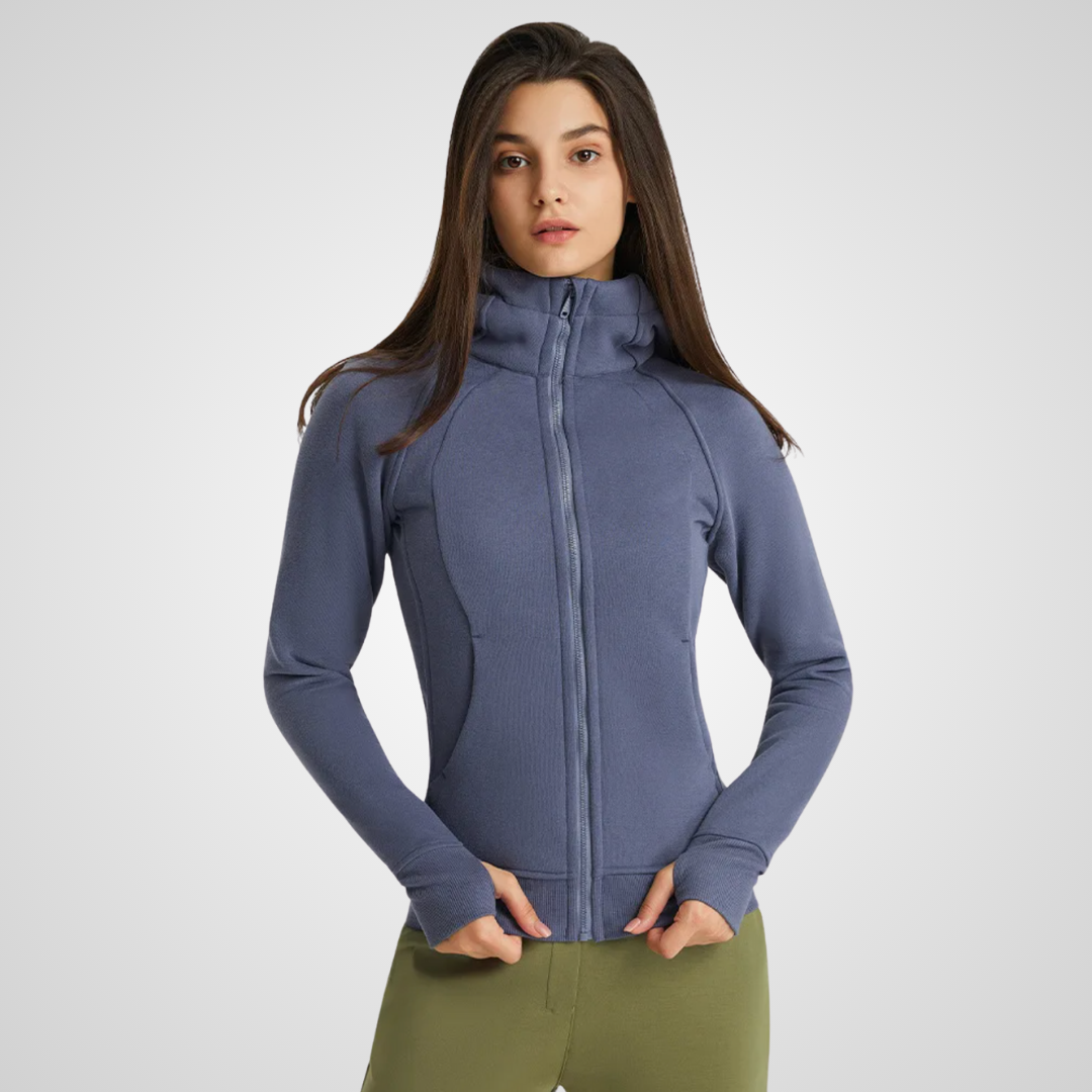 TALLARA FLEECE-LINED WINDPROOF HOODIE