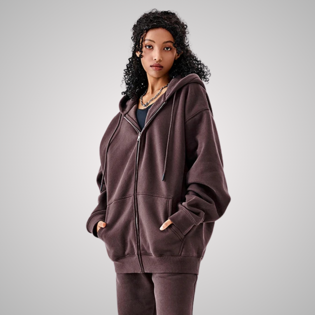 MODENA UNISEX ZIP FRONT HOODIE