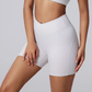 FAWN SEAMLESS HIGH-WAISTED SHORTS