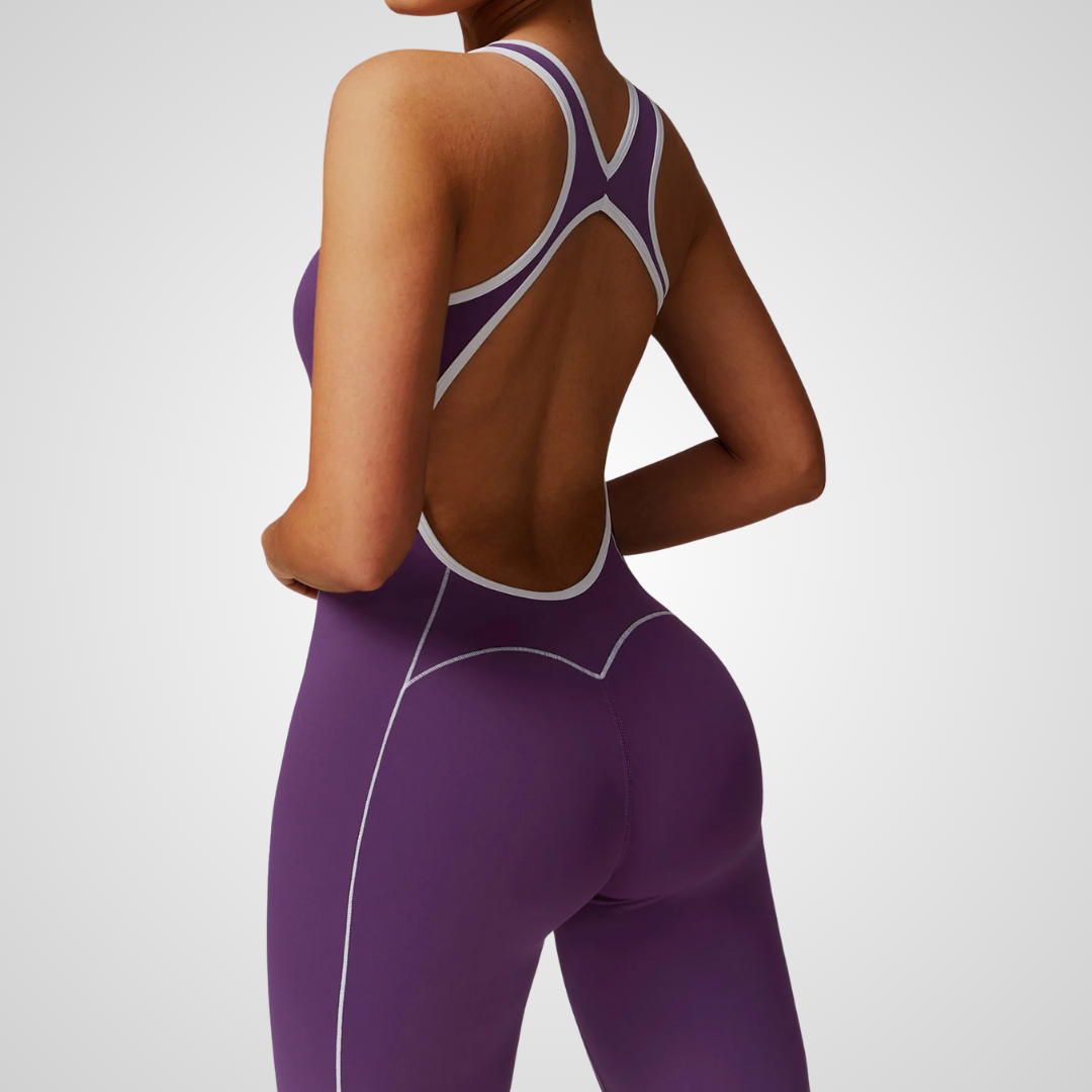 THE ISOLA FLARED LEG JUMPSUIT