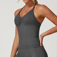 AURORA SEAMLESS HALTER SINGLET