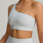 THE MURMUR ONE-SHOULDER SPORTS BRA