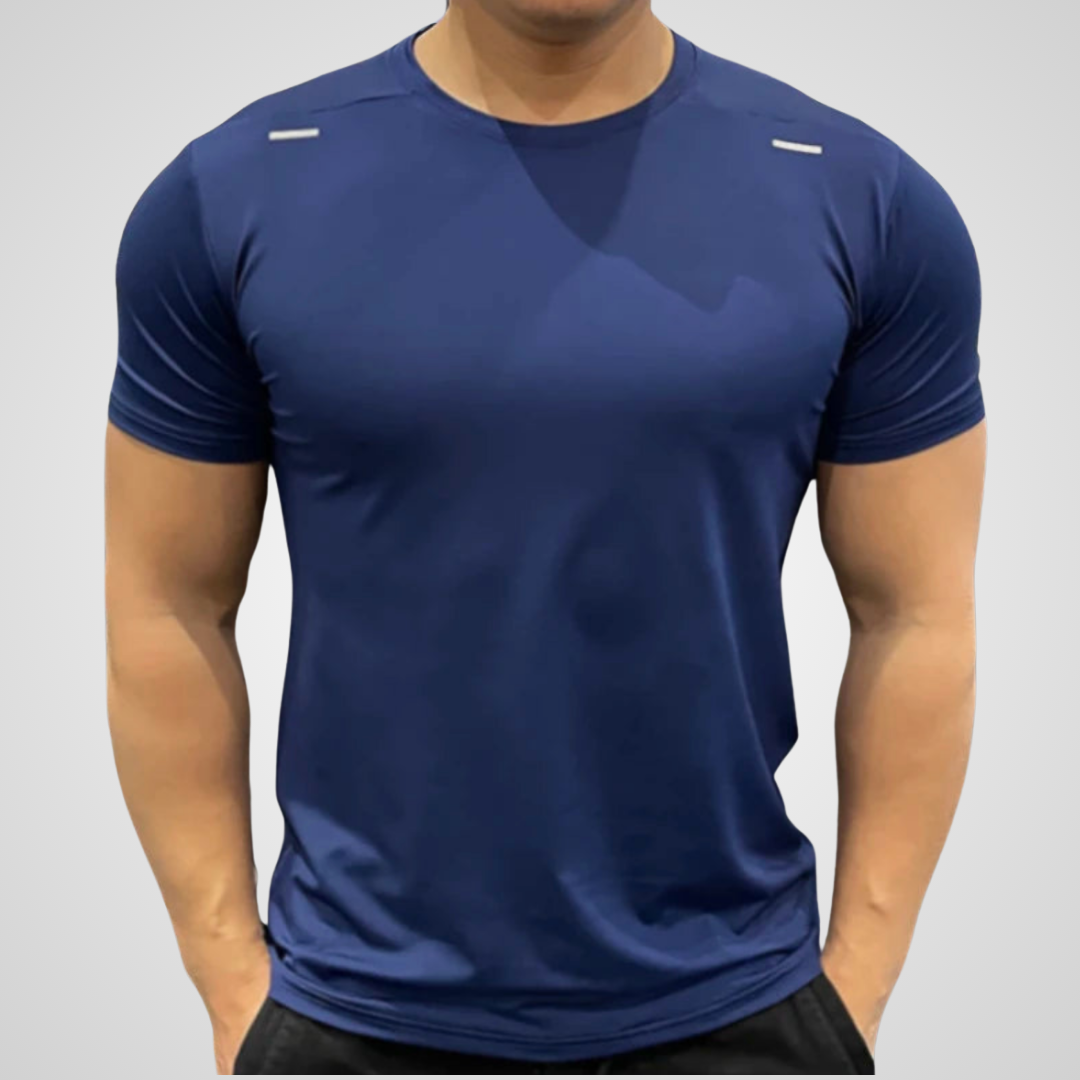 THE TITAN QUICK-DRY REFLECTIVE TEE-T-Shirts-Gym Giants