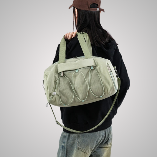 FITNESS DUFFEL WITH YOGA STRAP