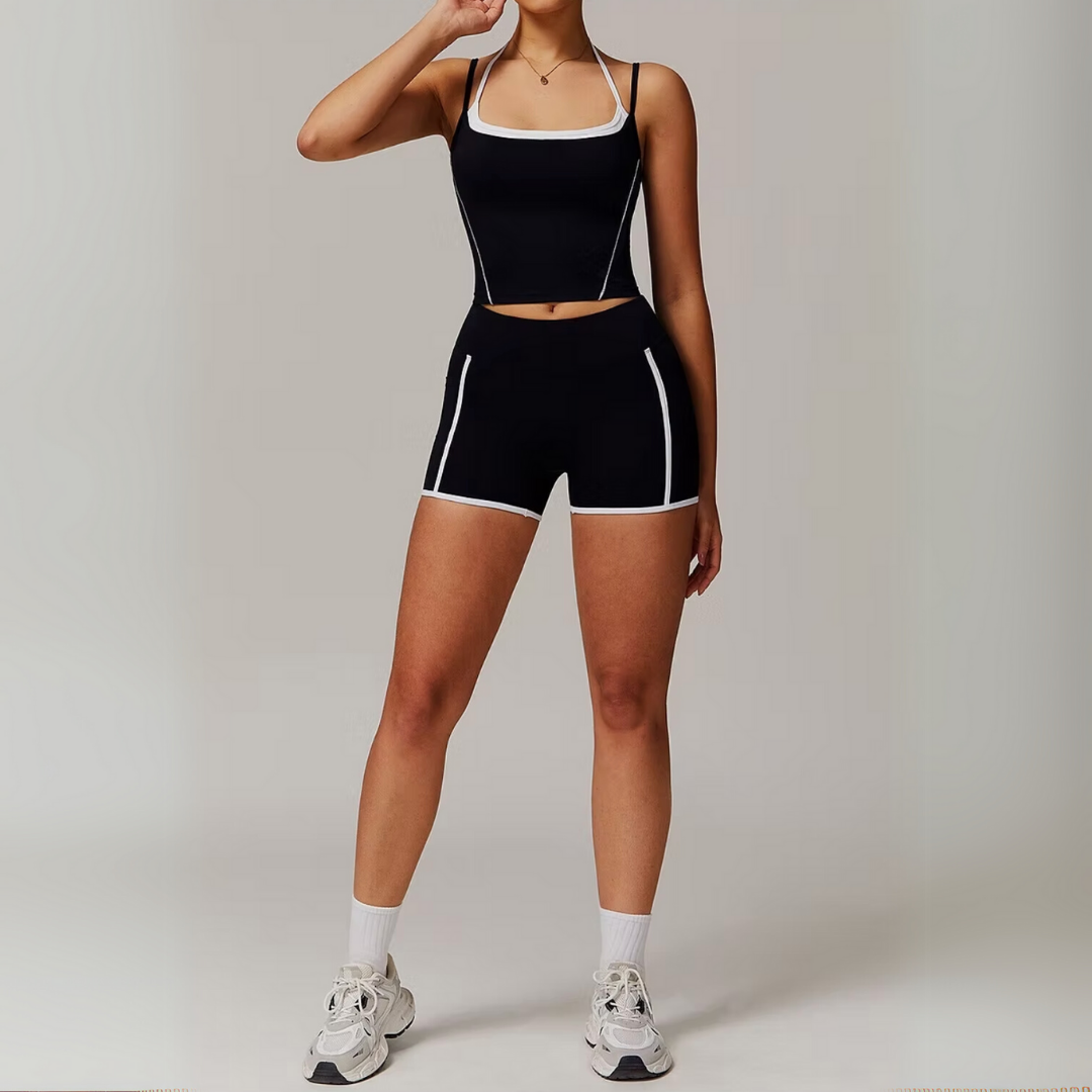 THE ISOLA COMPRESSION SINGLET & SHORTS SET