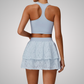 CALANTHA HIGH WAISTED LACE SKIRT