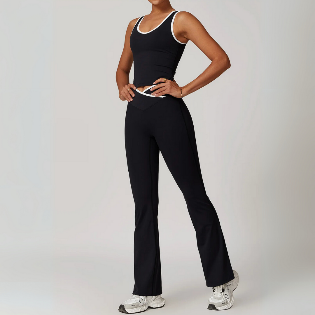 ARALINA FLARED LEGGINGS & SINGLET SET