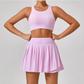 THE BALANCE HIGH-WAISTED SKORT & SPORTS BRA SET
