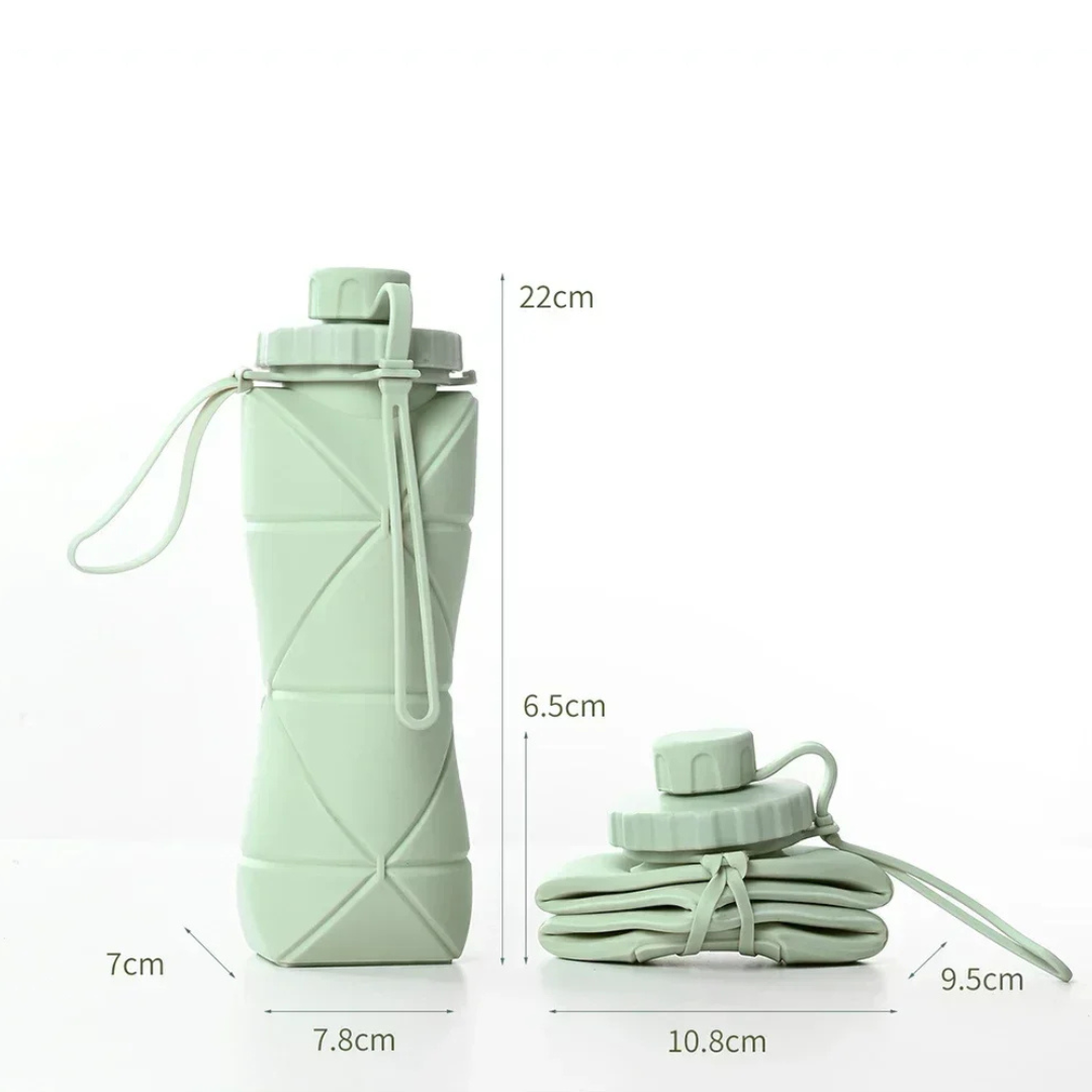 600ML SILICONE FOLDING BOTTLE