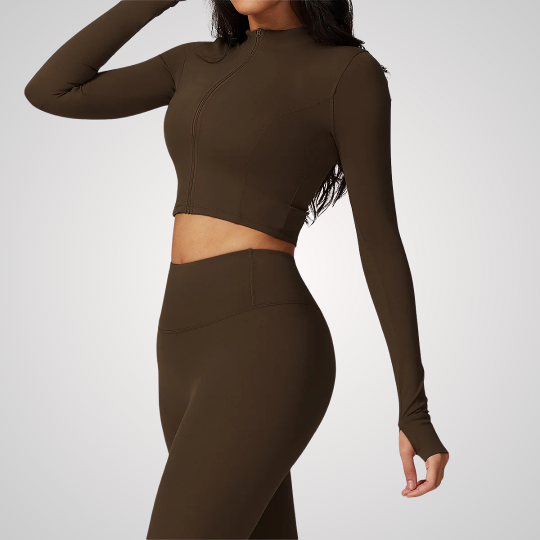 THE SABLE CROPPED TRAINING JACKET