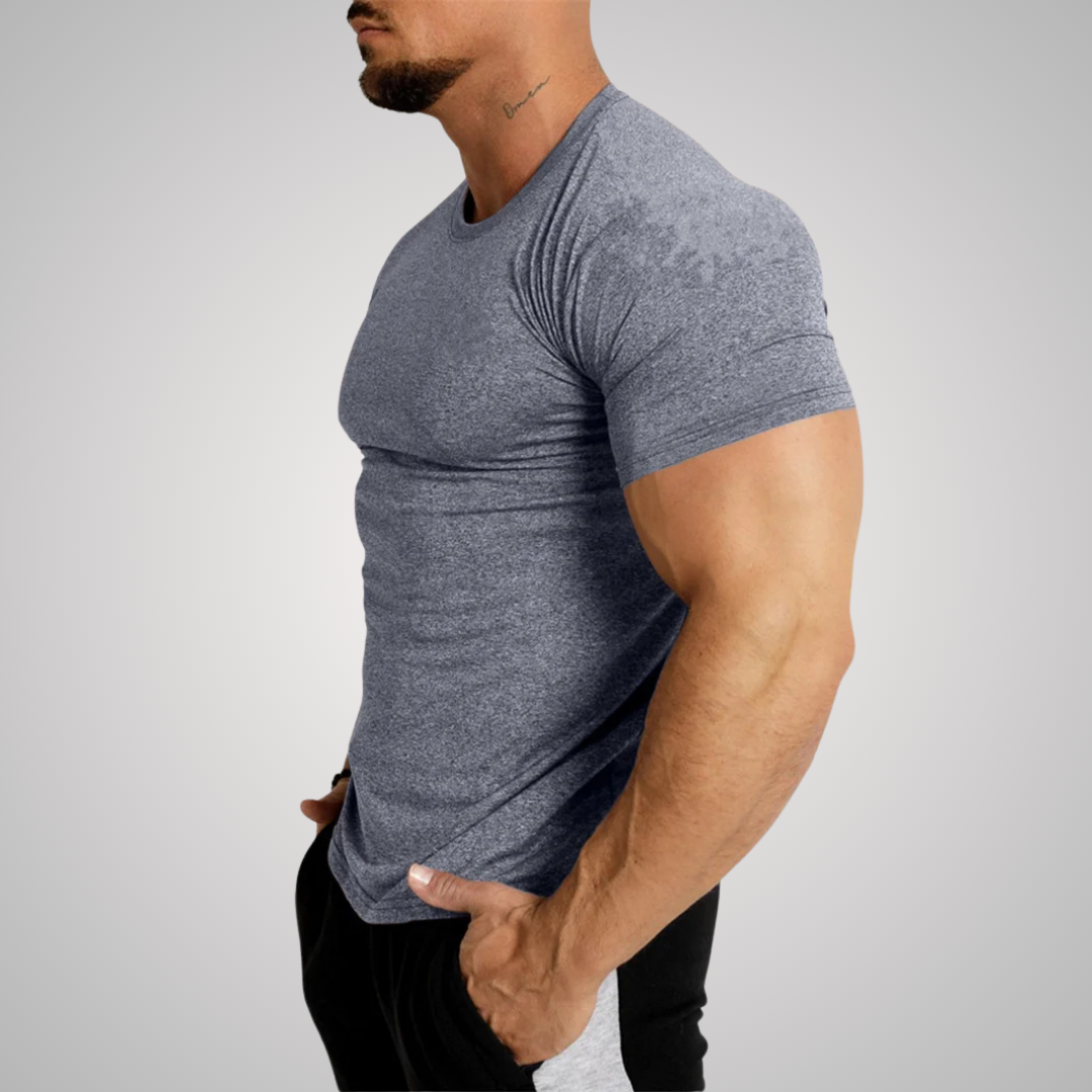 COLOGNE FITTED O-NECK TEE