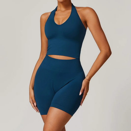 TAYANA SEAMLESS HALTER SET