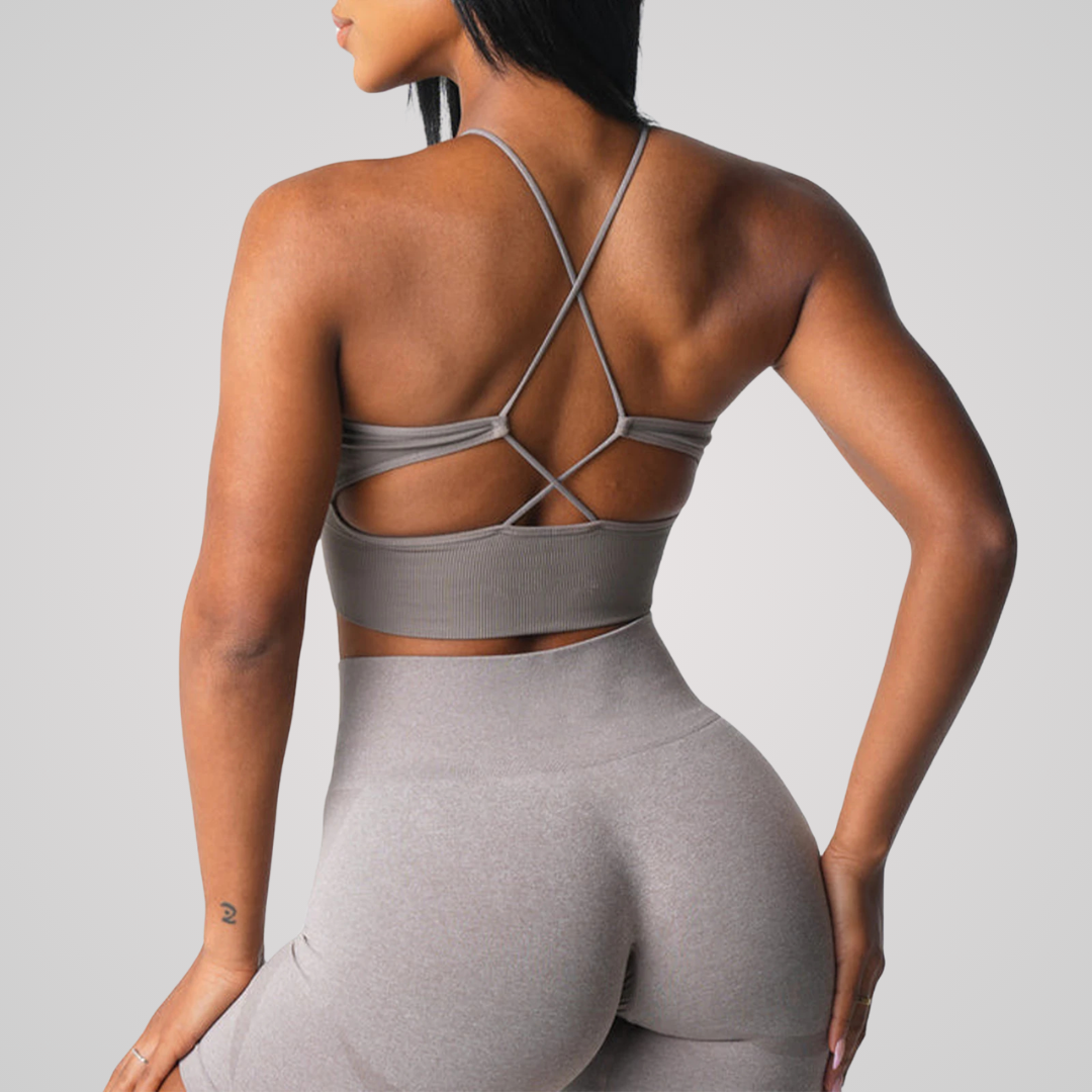 CAMBRAI STRAPPY BACK SPORTS BRA
