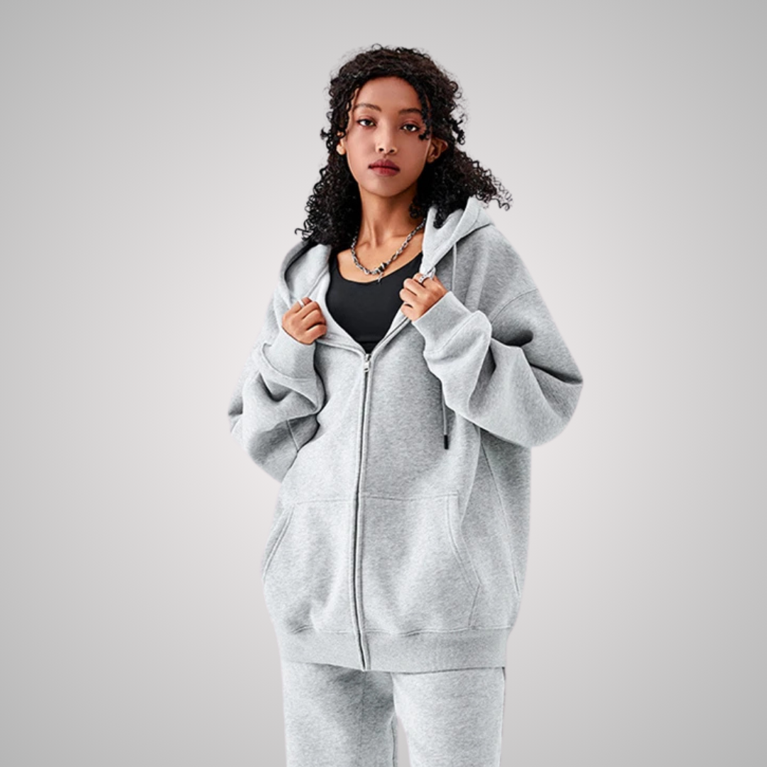MODENA UNISEX ZIP FRONT HOODIE