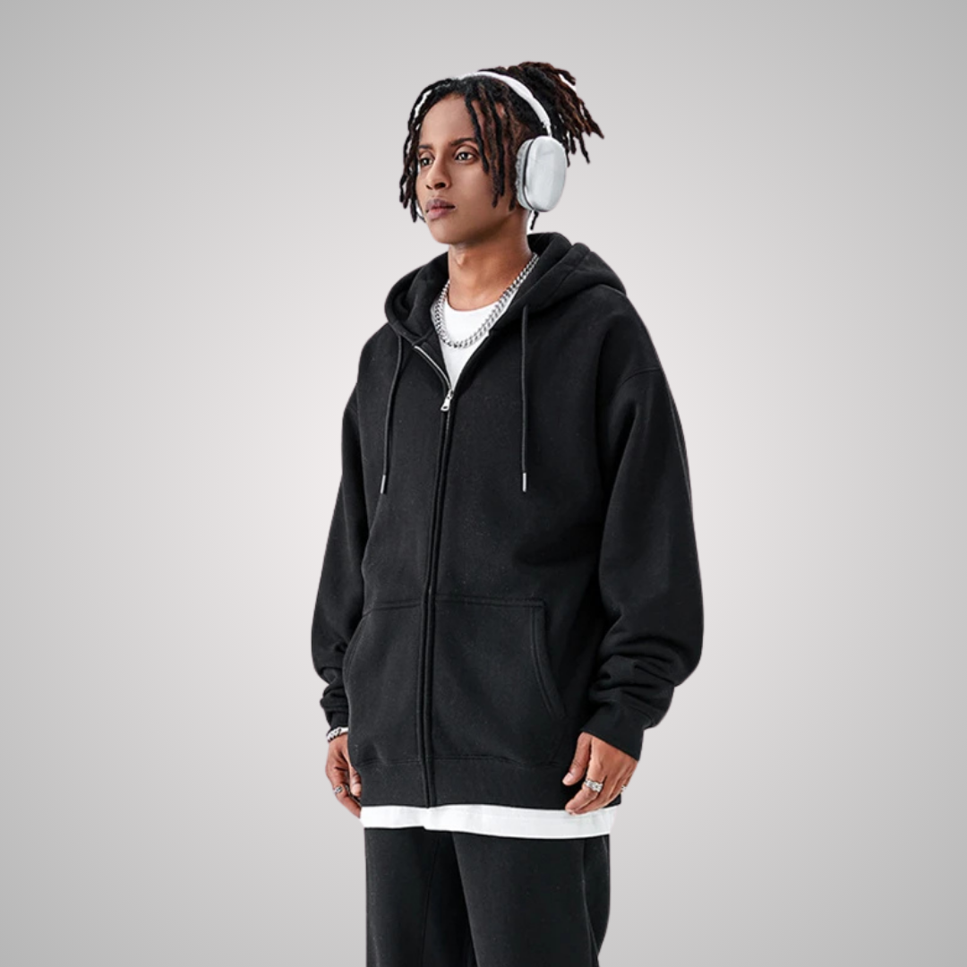 MODENA UNISEX ZIP FRONT HOODIE