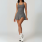 VIVIENNE RACERBACK SINGLET AND SKIRT SET