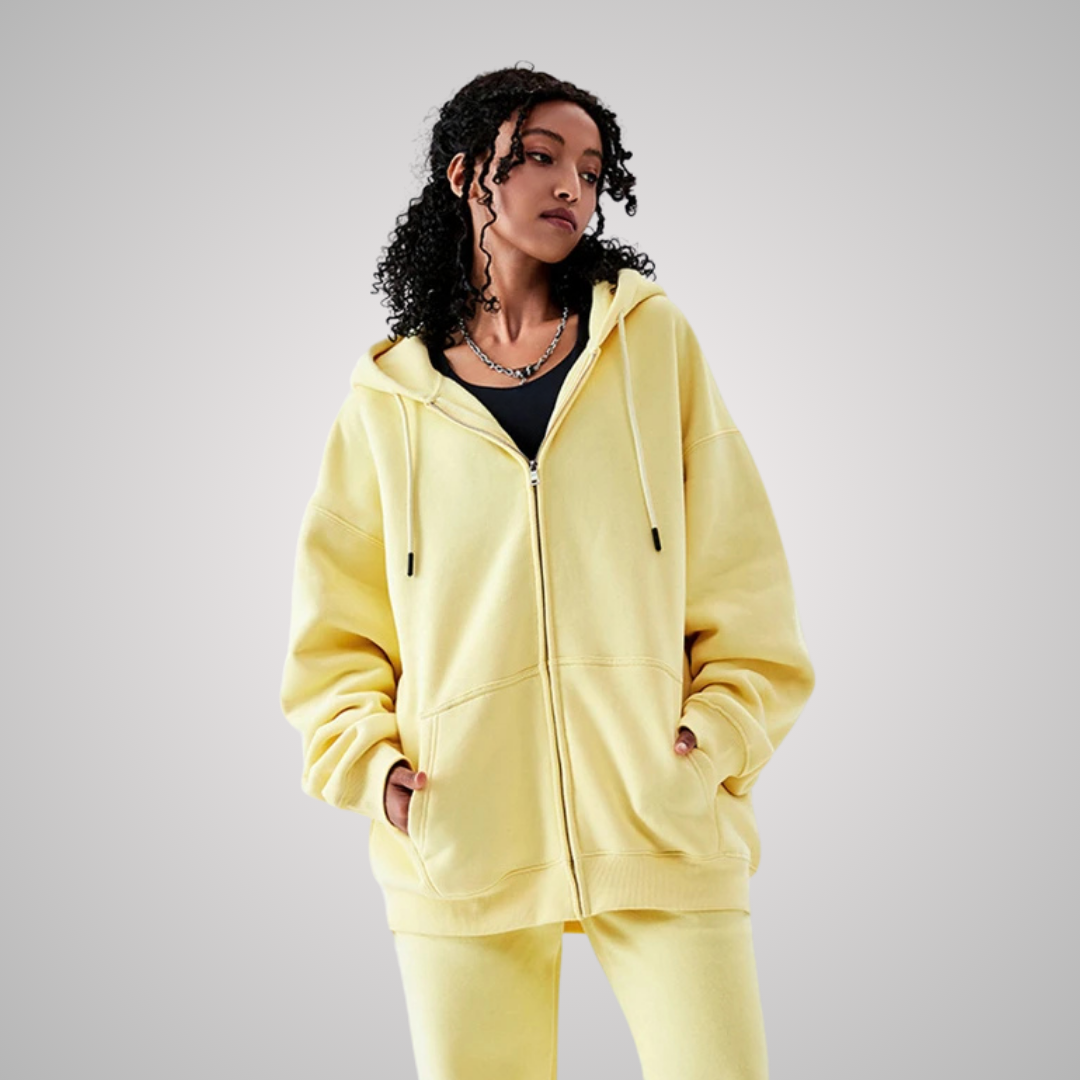 MODENA UNISEX ZIP FRONT HOODIE