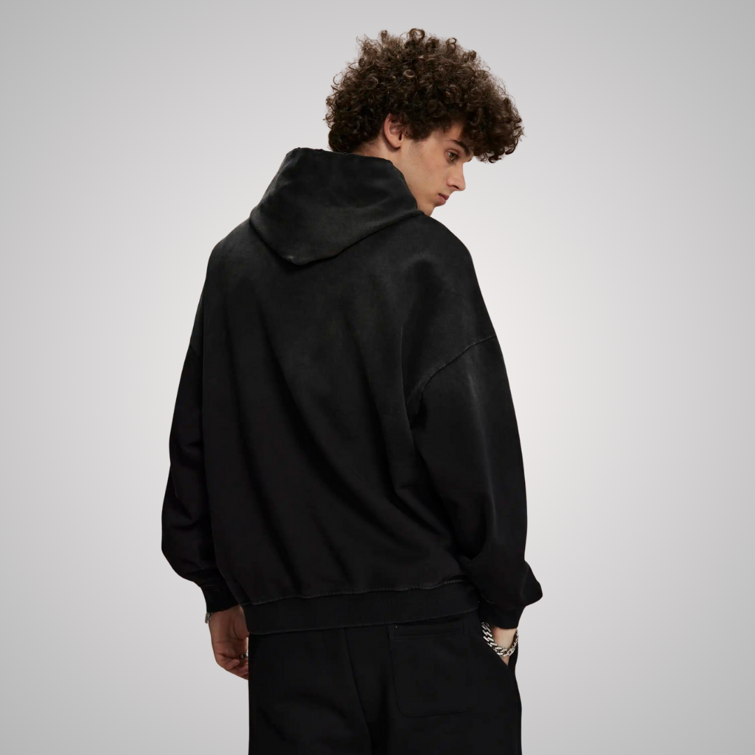 BRAGA DISTRESSED UNISEX HOODIE