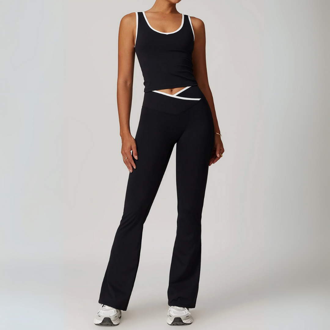 ARALINA FLARED LEGGINGS & SINGLET SET