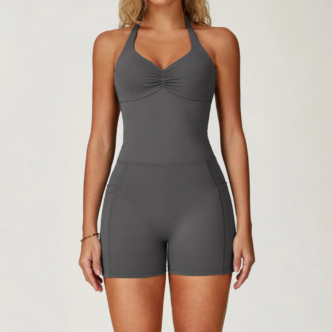 KAILANA SEAMLESS HALTER JUMPSUIT