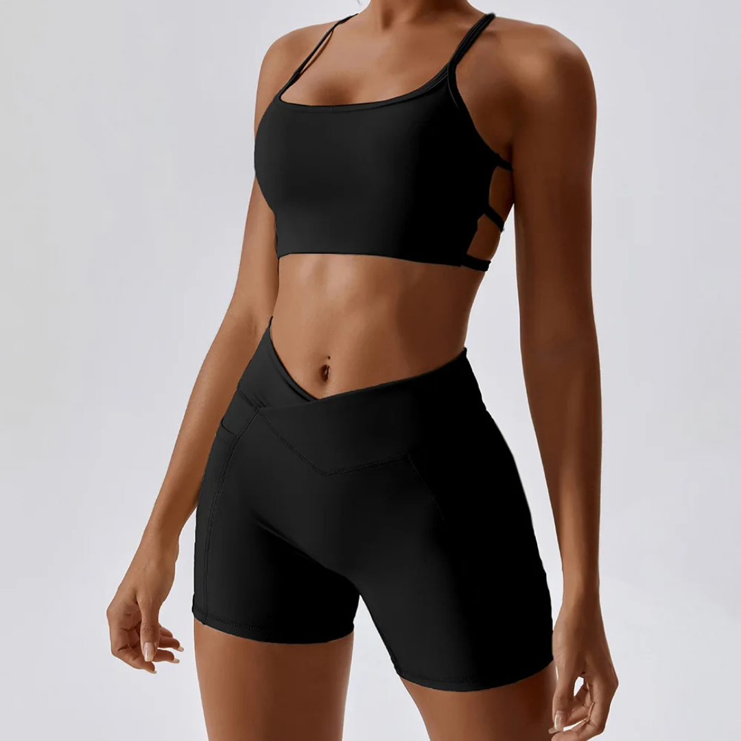 THE CALI V-WAIST SHORTS