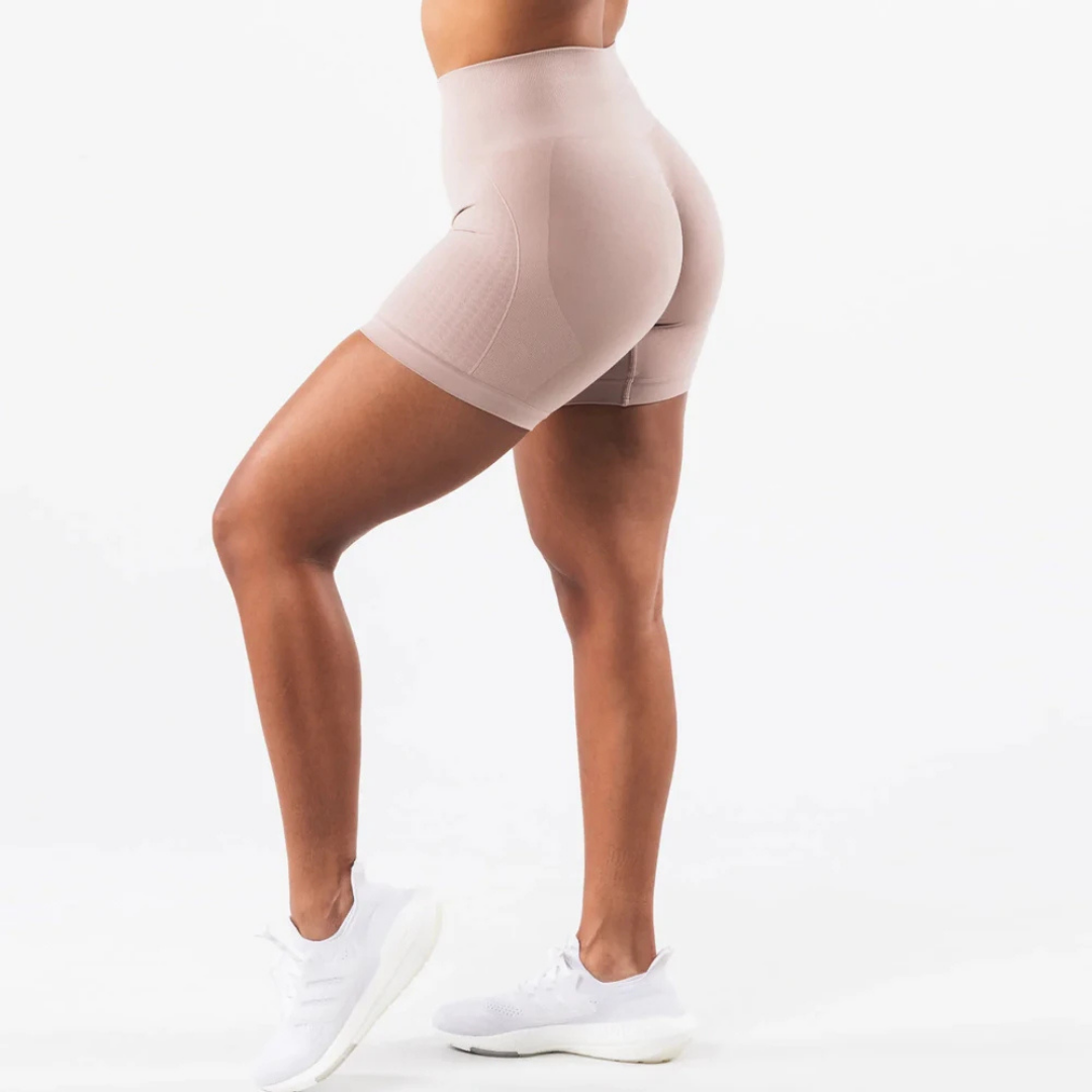 THE ACCENT SEAMLESS BOOTY CONTOUR SHORTS-Shorts-Gym Giants