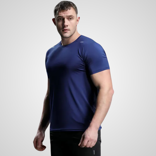 THE TITAN QUICK-DRY REFLECTIVE TEE-T-Shirts-Gym Giants