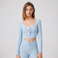 LYSARA LONG SLEEVE TOP AND HIGH-WAIST LEGGINGS SET